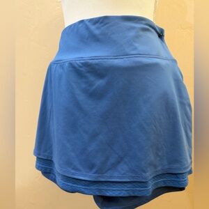 Head Blue Women's Circle Skirt with Built-In Shorts